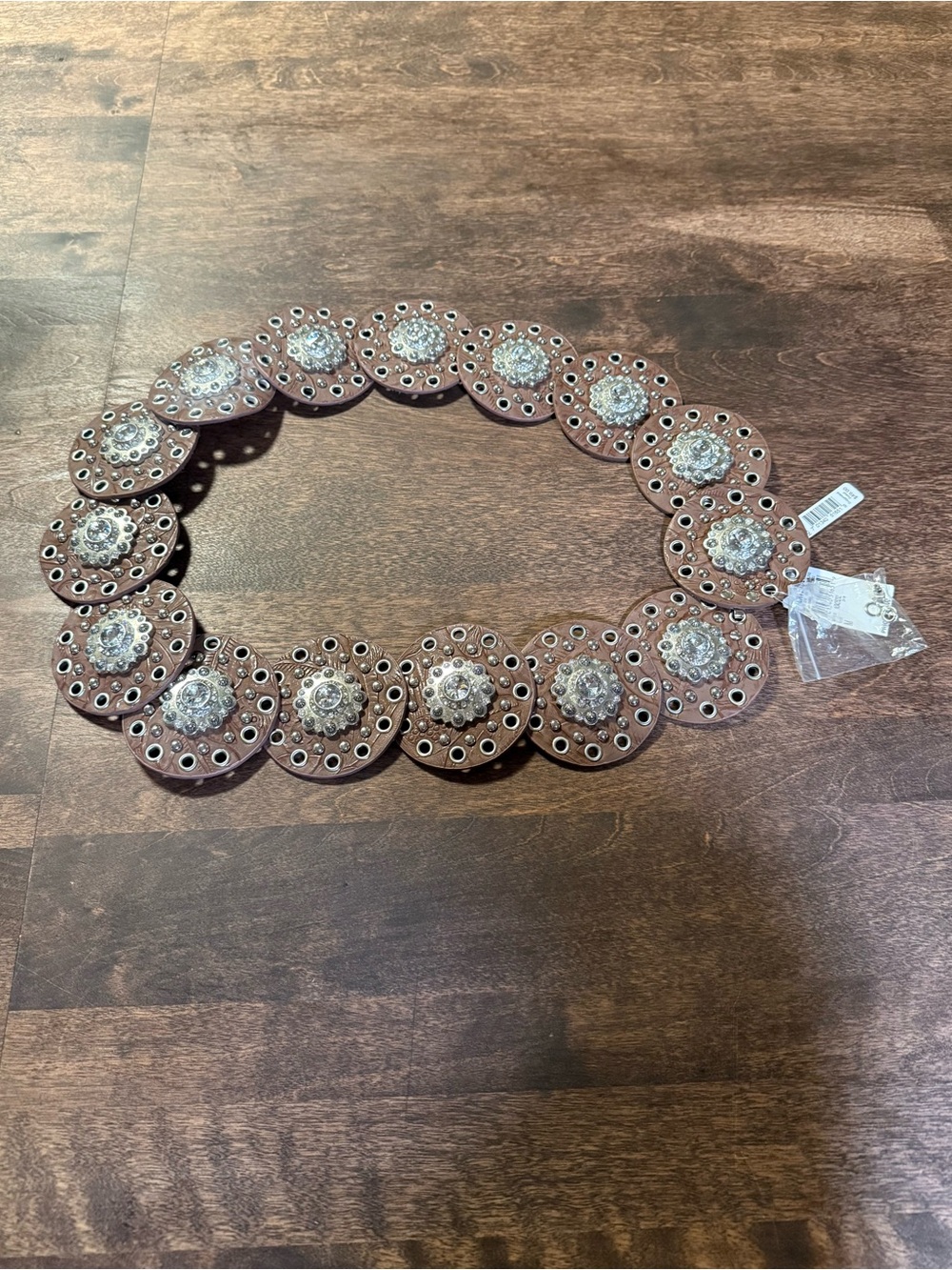 Nocona Brown Western Concho Studded Belt from Cavender’s